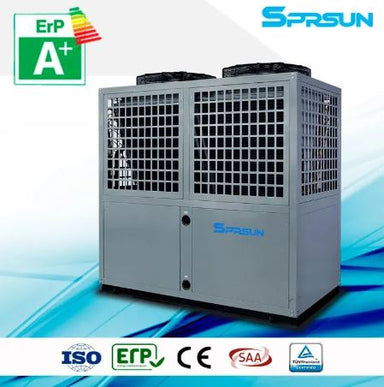 SPRSUN 41-72KW -25℃ EVI Air to Water Low Temperature Heat Pump Heating Cooling