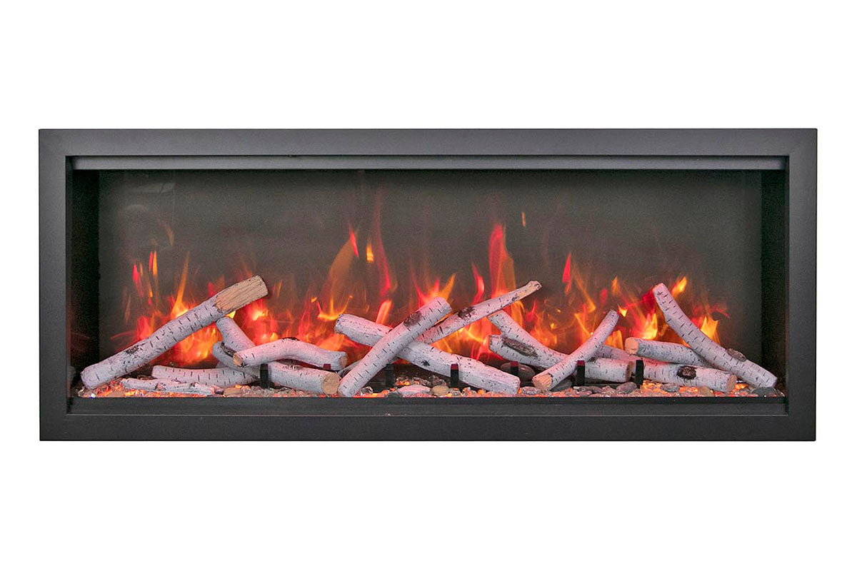 Amantii Symmetry Bespoke Extra Tall 74'' Smart Wall Mount / Recessed Electric Fireplace