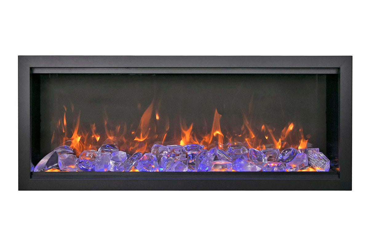 Amantii Symmetry Bespoke Extra Tall 88'' Smart Wall Mount / Recessed Electric Fireplace