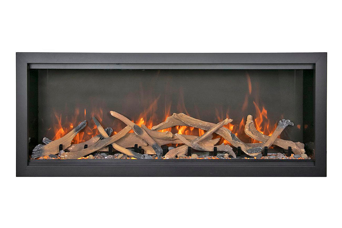 Amantii Symmetry Bespoke Extra Tall 60'' Smart Wall Mount / Recessed Electric Fireplace