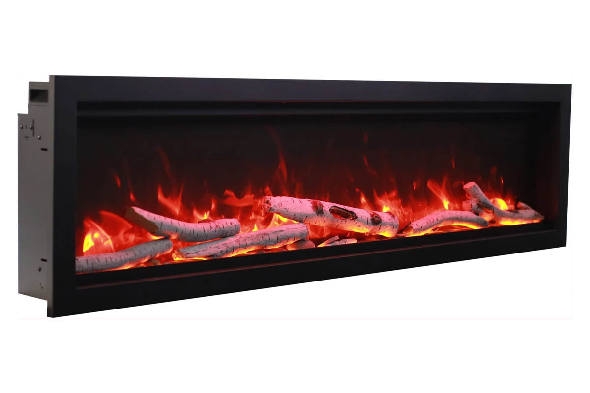 Amantii Symmetry 100'' Recessed Linear Indoor/Outdoor Electric Fireplace