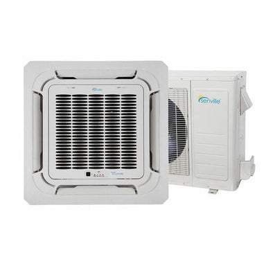 Senville 12000 BTU Ceiling Cassette Air Conditioner - Heat Pump - SENA/12HF/IC COMPLETE SET