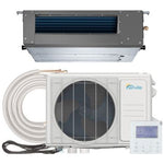 Senville AURA 24000 BTU Mini Split Concealed Duct Air Conditioner and Heat Pump - SENA/24HF/ID