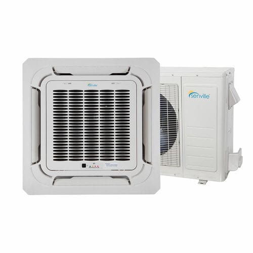 Senville 24000 BTU Ceiling Cassette Air Conditioner - Heat Pump - SENA/24HF/IC front view