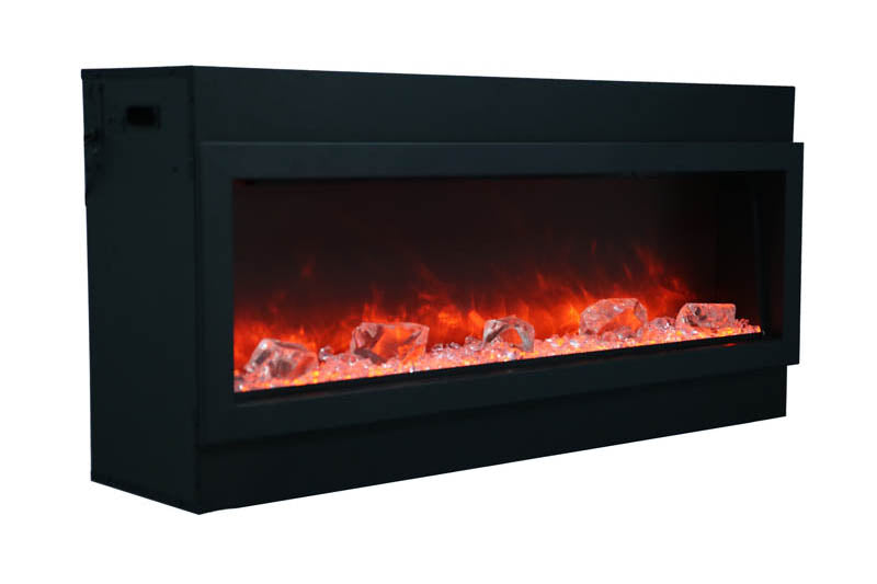 Amantii Panorama 60-inch Slim Built-in Indoor/Outdoor Linear Electric Fireplace