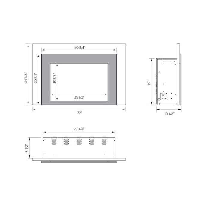 Sierra Flame 30-inch Electric Fireplace Insert