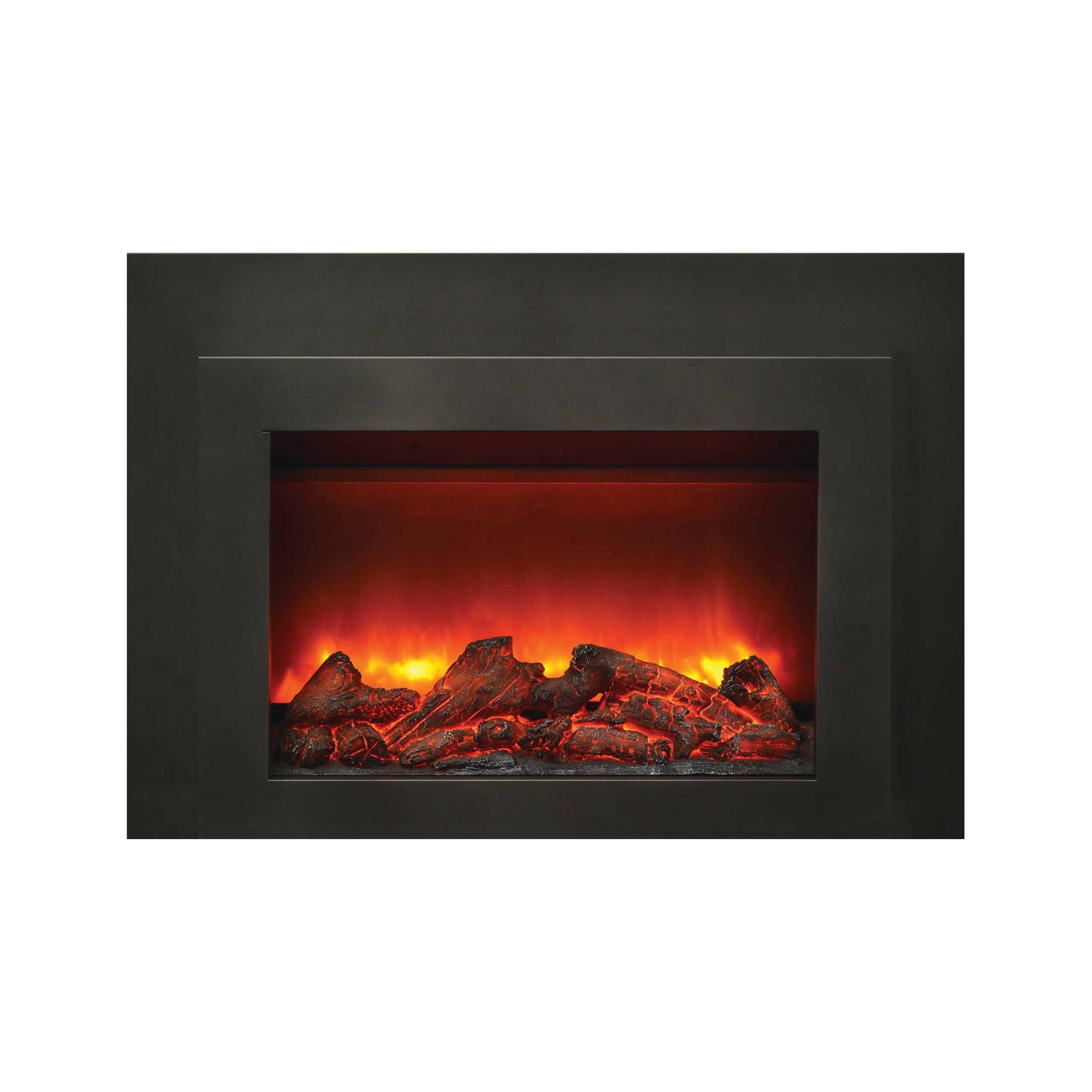 Sierra Flame 34-inch Electric Fireplace Insert FRONT VIEW