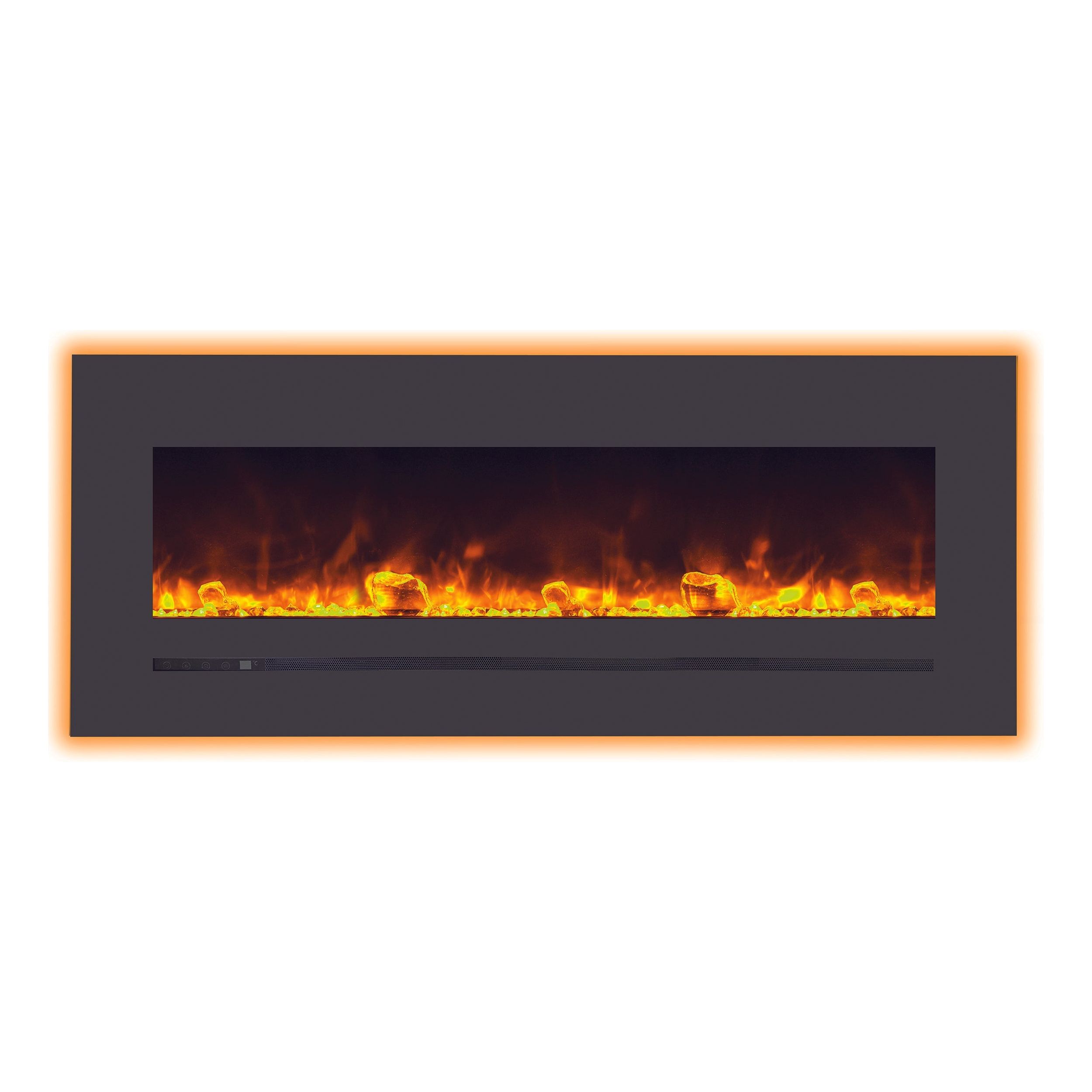 Sierra Flame 55-inch Mount / Recessed Electric Fireplace COLOR OPTION