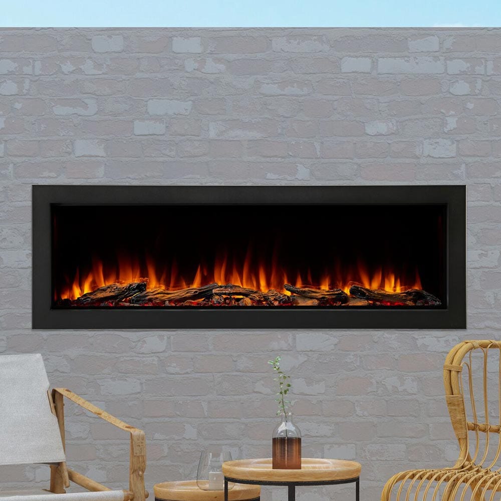 SimpliFire 55-in Forum Outdoor Linear Electric Fireplace