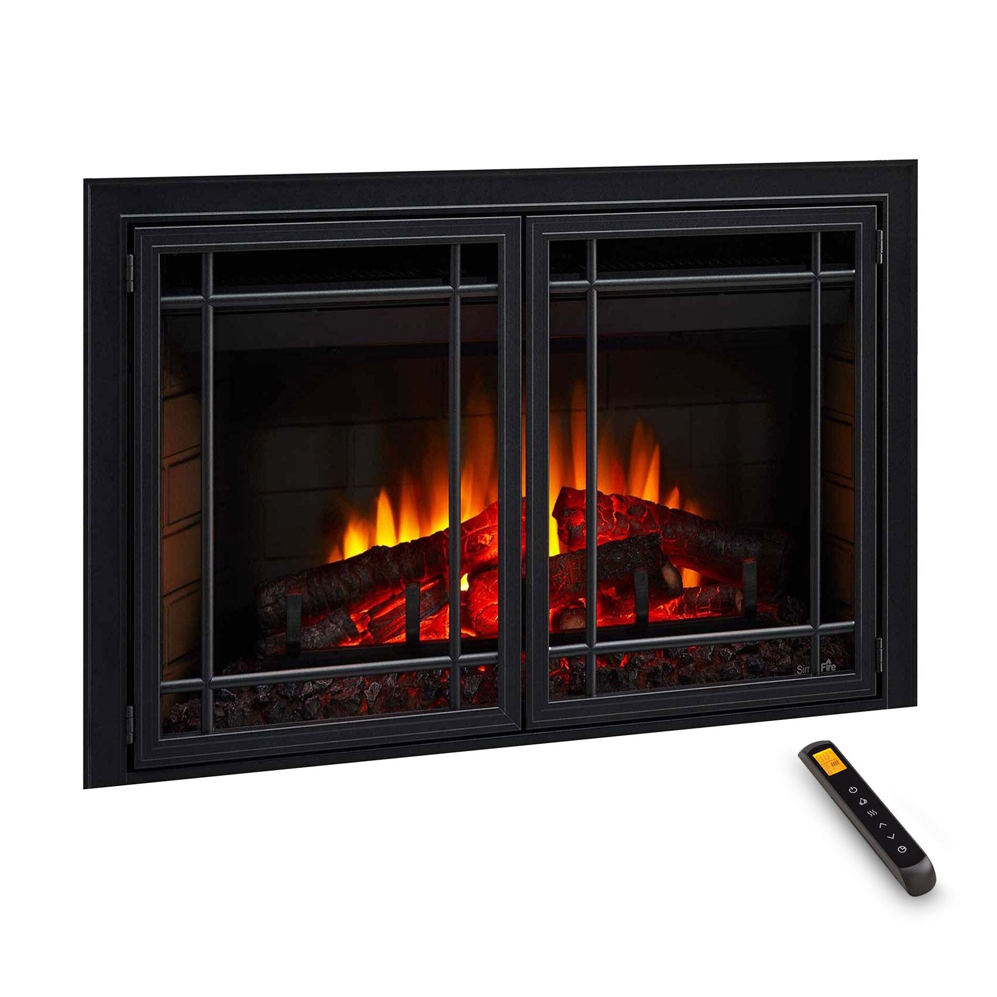 SimpliFire 25-In Electric Fireplace Insert FRONT VIEW