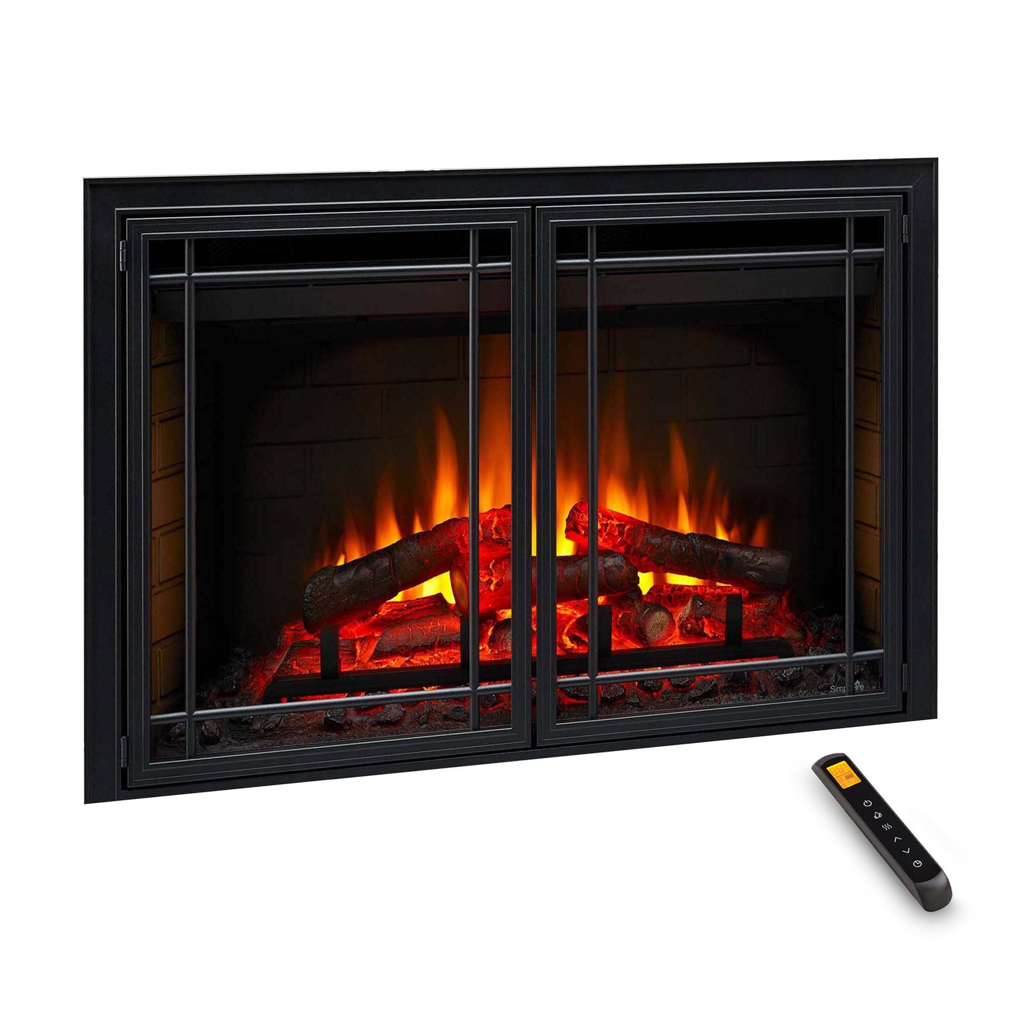 SimpliFire 30-In Electric Fireplace Insert FRONT VIEW