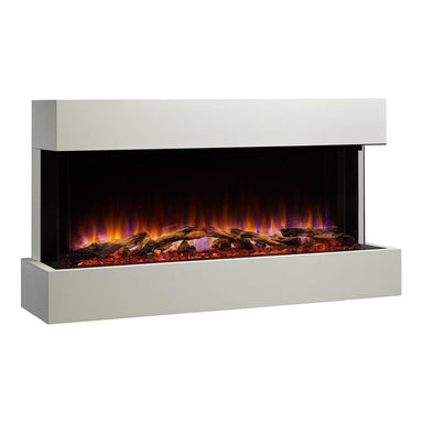 SimpliFire 43-in Scion Trinity Linear Electric Fireplace Package FRONT VIEW