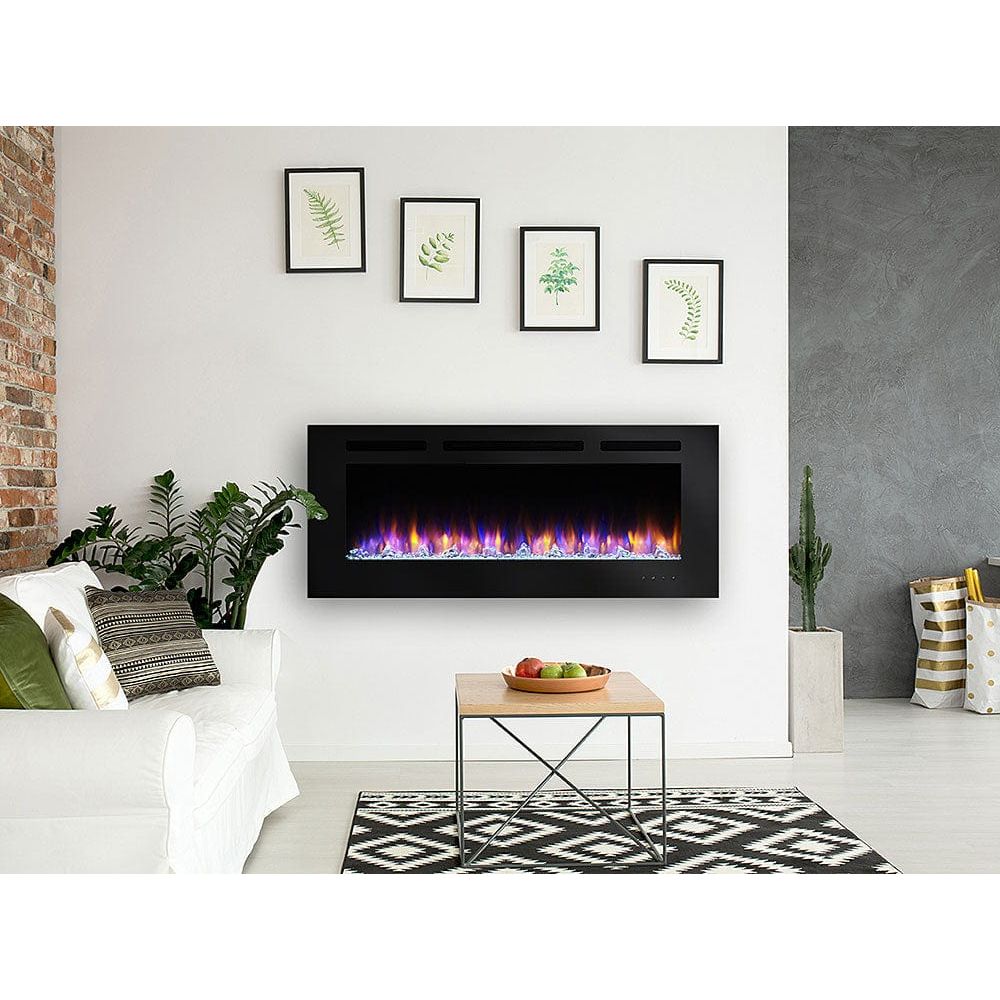 SimpliFire 60-in Allusion Wall Mount Electric Fireplace SAMPLE PHOTO