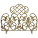 Single Panel Antique Gold Finish Cast Aluminum Screen