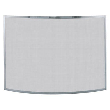 Single Panel Curved Pewter Finish Screen