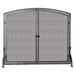 Single Panel Olde World Iron Screen with Doors - Large FRONT VIEW