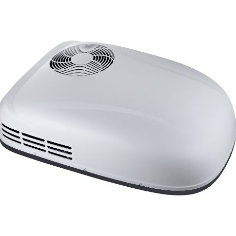 Super Quiet 9000 Low Profile Rooftop Air Conditioner  FRONT AND SIDE VIEW