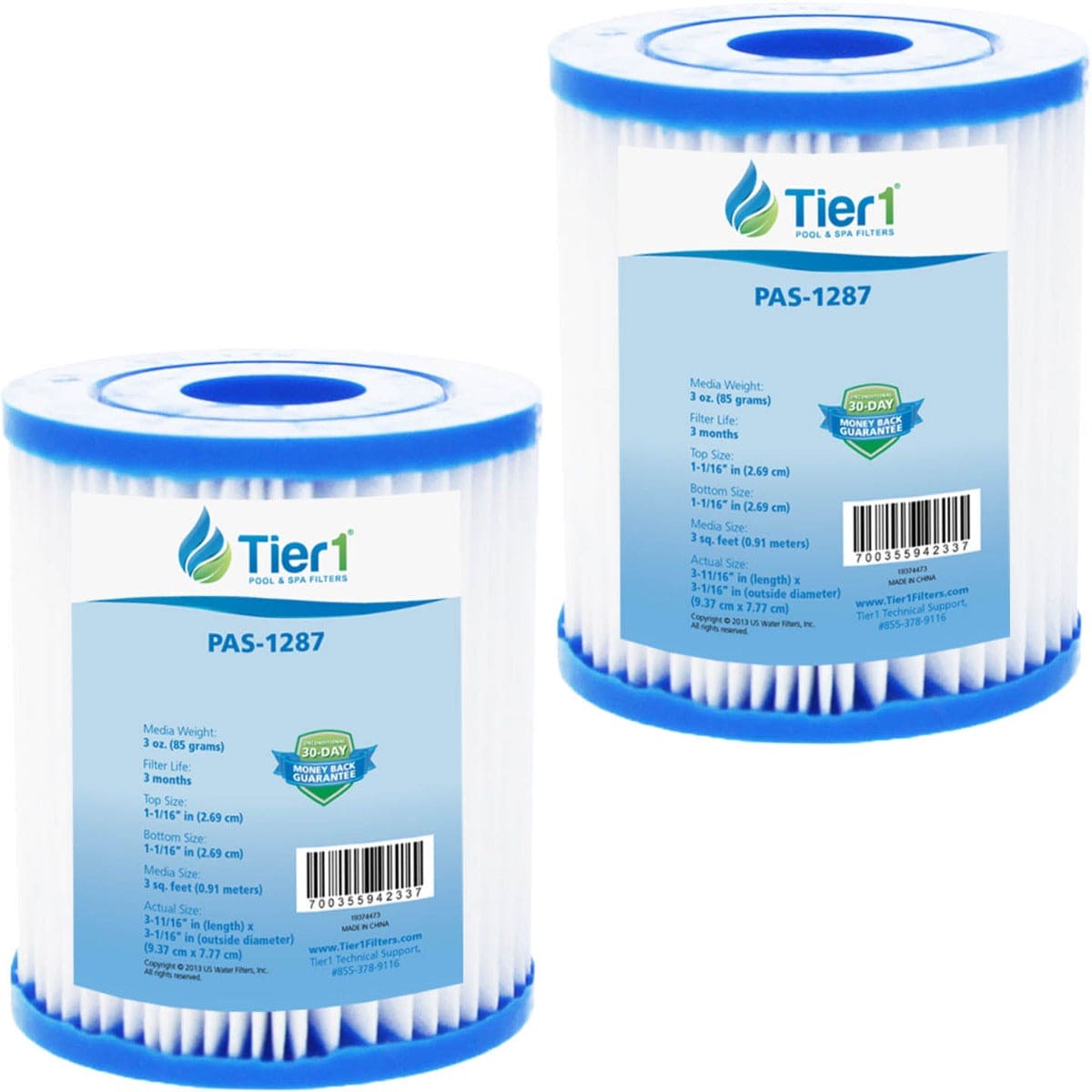 TIER1-PAS-1287-2PK 2 PACKS