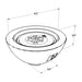 The Outdoor GreatRoom Company Cove 42-Inch Round Gas Fire Bowl SIZES
