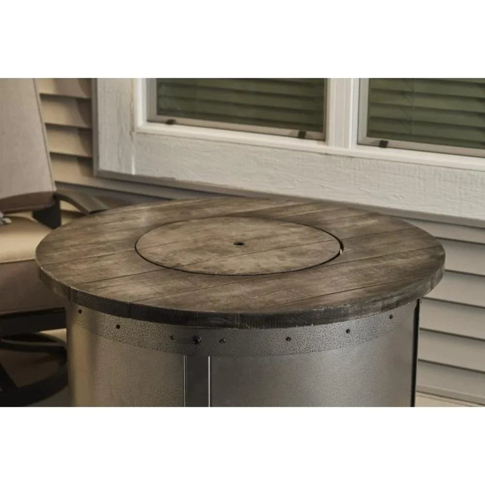 The Outdoor GreatRoom Company Edison 41-Inch Round Gas Fire Pit Table (ED-20) SAMPLE PHOTO