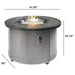 The Outdoor GreatRoom Company Edison 41-Inch Round Gas Fire Pit Table (ED-20) WITH SIZES