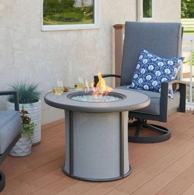 The Outdoor GreatRoom Company Stonefire 31-Inch Round Gas Fire Pit Table SAMPLE PHOTO