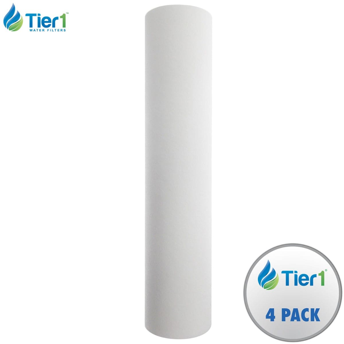 Tier1 20 inch x 4.5 inch Sediment Water Filter (10 Micron) FILTER