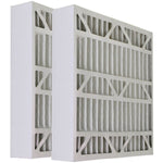 Tier1 20x20x5 Merv 11 Pleated AC Furnace Air Filter 2 Pack (Actual Size: 19 11/16 x 20 11/16 x 4 7/8)