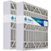 Tier1 20x25x6 Merv 8 Pleated AC Furnace Air Filter 2 Pack (Actual Size: 19 3/4 x 24 1/4 x 6)  2 PACKS