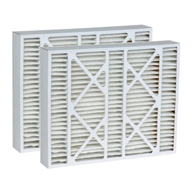 Tier1 21x26x5 Merv 8 Pleated AC Furnace Air Filter 2 Pack (Actual Size: 19 11/16 x 20 11/16 x4 7/8) 2 PACKS
