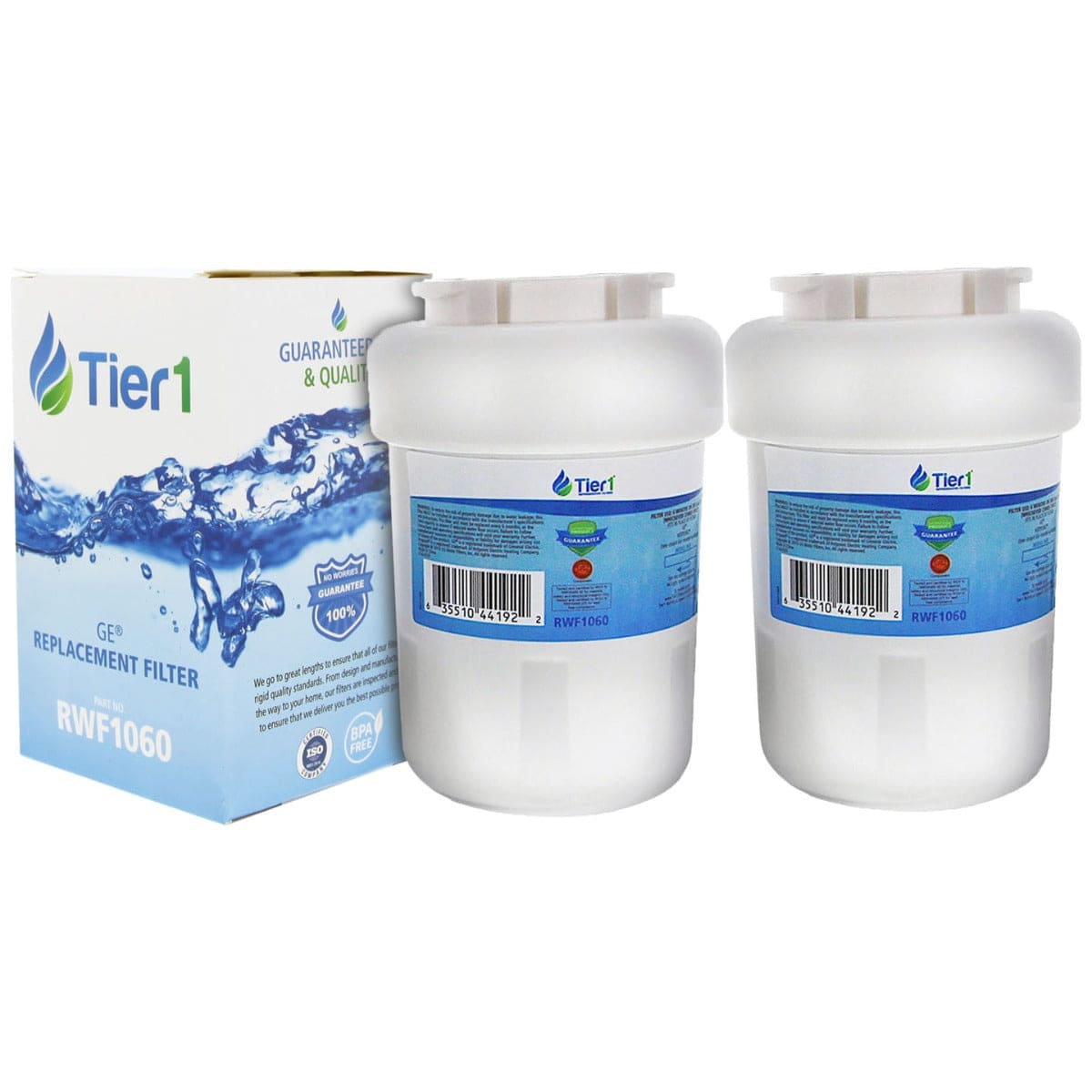 Tier1 GE MWF SmartWater Refrigerator Water Filter Replacement WITH BOX