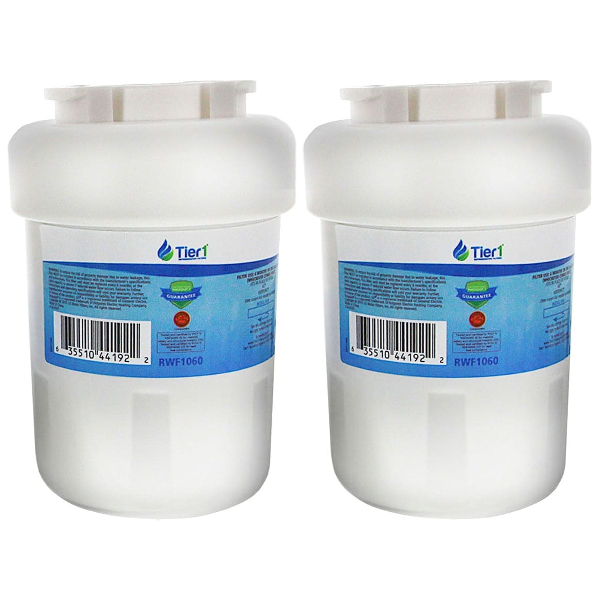 Tier1 GE MWF SmartWater Refrigerator Water Filter Replacement 2 PACKS