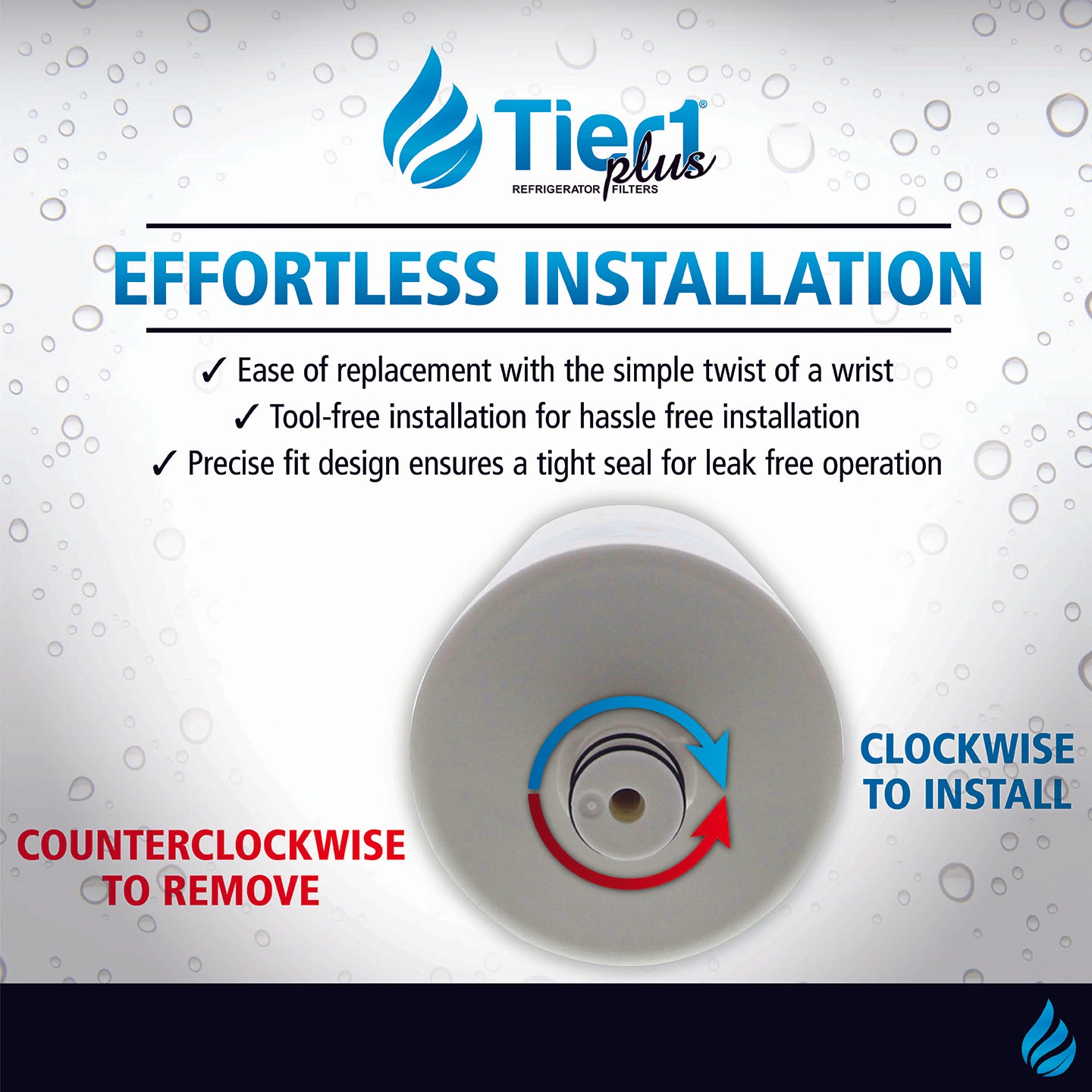 Tier1 Plus LG 5231JA2002A / LT500P Comparable Lead And Mercury Reducing Refrigerator Water Filter