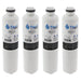 Tier1 Plus Samsung DA29-00020B Comparable Lead And Mercury Reducing Refrigerator Water Filter 4 PACKS