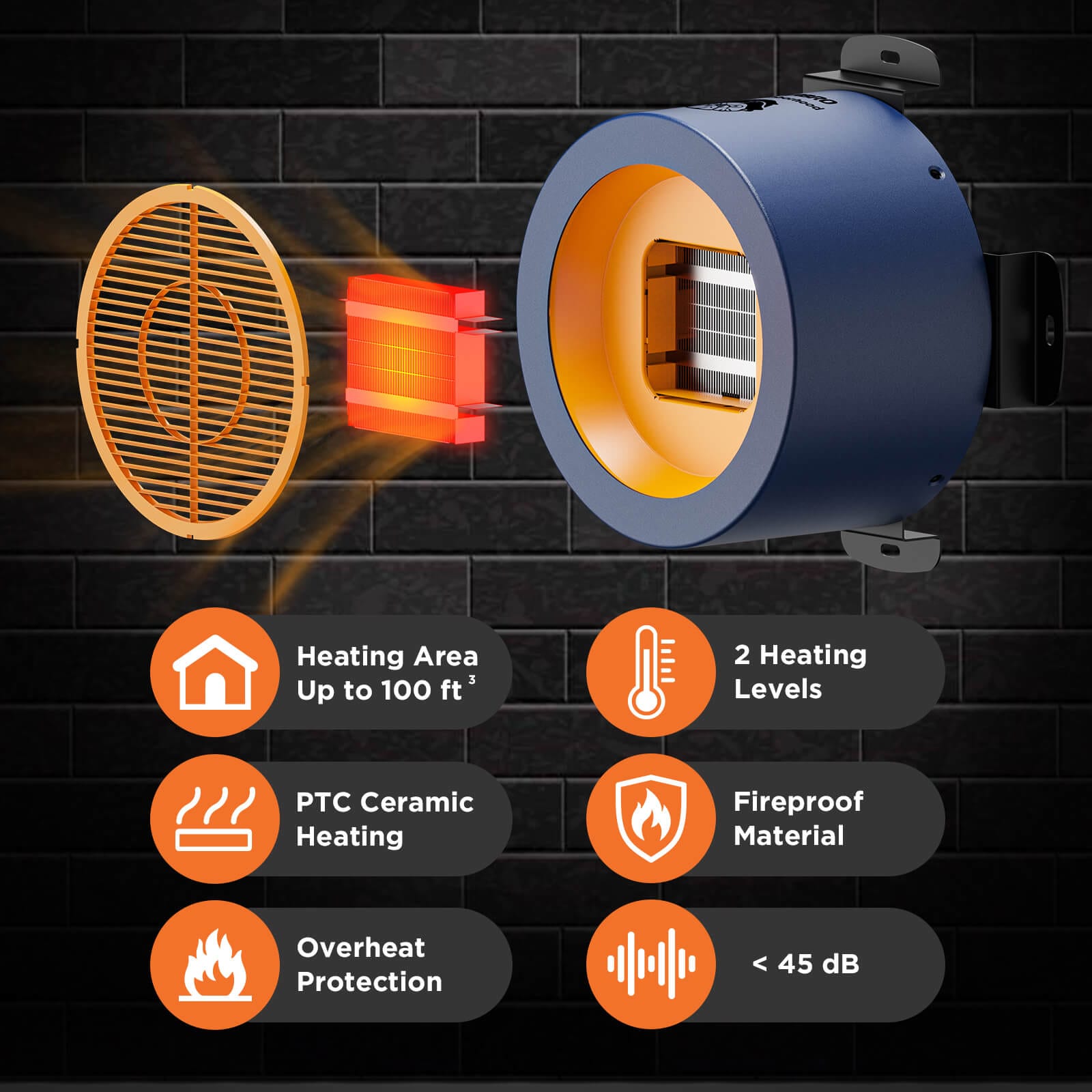 Turbro Neighborhood DH400A Dog House Heater