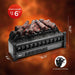 Turbro Eternal Flame EF26-PB Electric Fireplace Logs