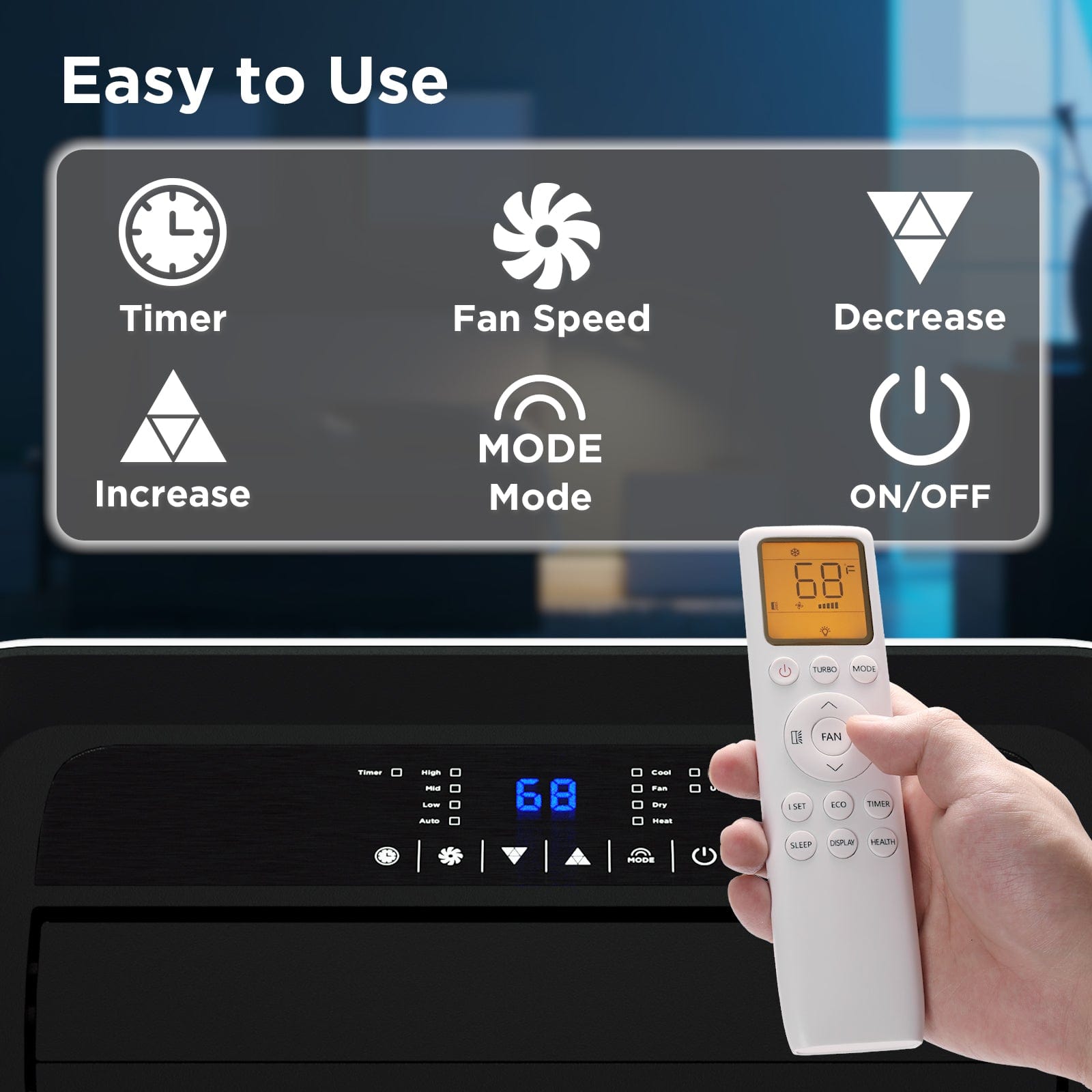 Turbro Greenland 14,000 BTU Portable Air Conditioner & Heater