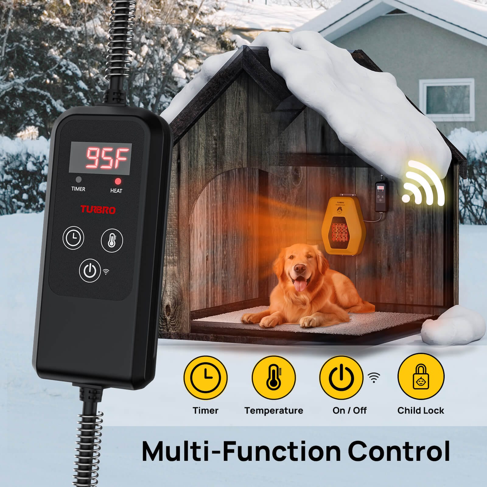 Turbro Neighborhood DH800A Dog House Heater