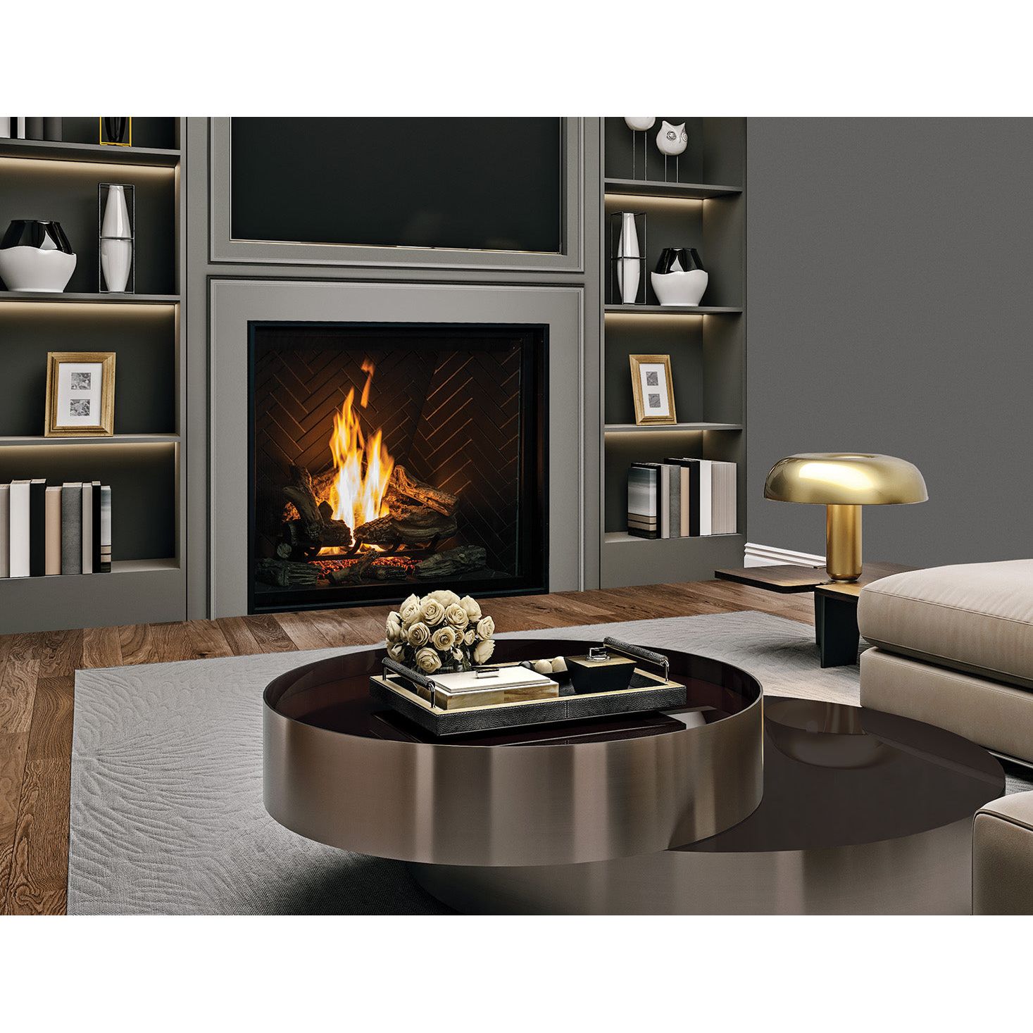 U44 Urbana Traditional Gas Fireplace SAMPLE PHOTO