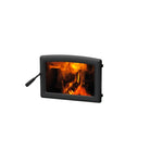 Vista Wood Fireplace Insert - Door, Vista LE, Wood, Met Black