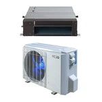 ACiQ 24,000 BTU 21 SEER Platinum Single Zone Concealed Duct Mini Split System w/ Max Heat ACIQ-24ZPL-HP230B