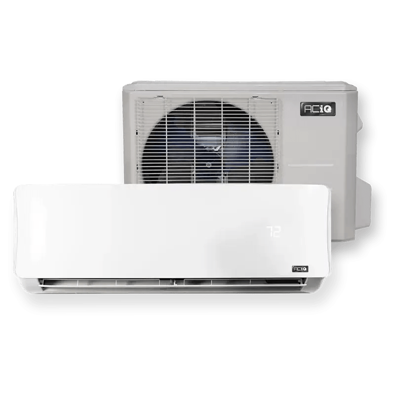 ACIQ 9,000 BTU 19 SEER ACiQ Single Zone Wall Mounted Mini Split System w/ WiFi – 115V Heat Pump and Air Conditioner