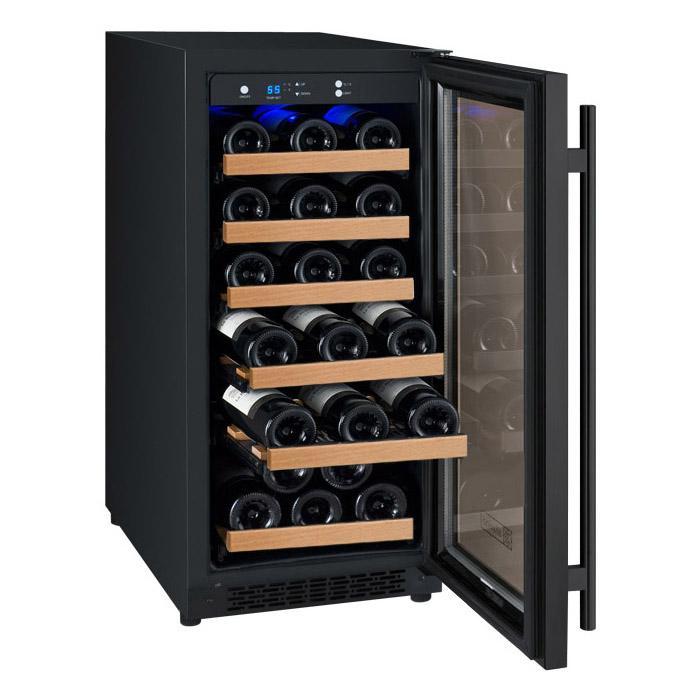 Allavino Allavino 15" Wide FlexCount II Tru-Vino 30 Bottle Single Zone Black Wine Refrigerator (VSWR30-1BR20) Wine Cooler VSWR30-1BR20