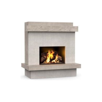 American Fyre Designs American Fyre Designs Brooklyn Smooth Fireplace Outdoor Fireplace Vented / Silver Pine 060-CG-N-SP-xxC