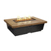 American Fyre Designs American Fyre Designs Contempo Rectangluar Reclaimed Wood Fire Table Fire Pit Table FO Model / No 783-BA-FO-M4xC