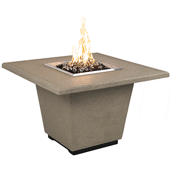 American Fyre Designs American Fyre Designs Cosmopolitan Square Fire Table Fire Pit Table