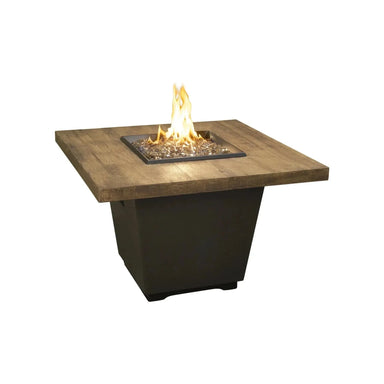 American Fyre Designs American Fyre Designs Cosmopolitan Square Reclaimed Wood Fire Table Fire Pit Table FO Model / No 640-BA-FO-M2xC