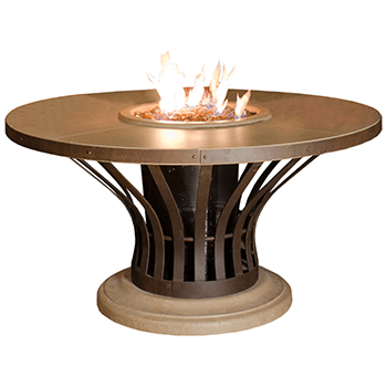 American Fyre Designs American Fyre Designs Fiesta Dining Fire Table Fire Pit Table 775-xx-11-M2xC