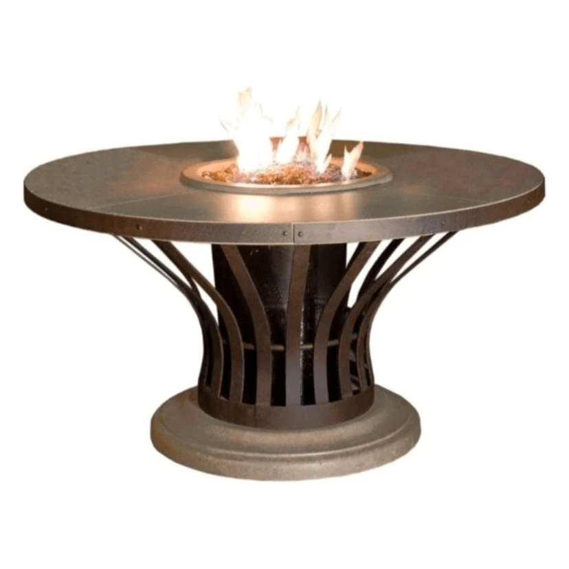 American Fyre Designs American Fyre Designs Fiesta Dining Fire Table Fire Pit Table 775-xx-11-M2xC