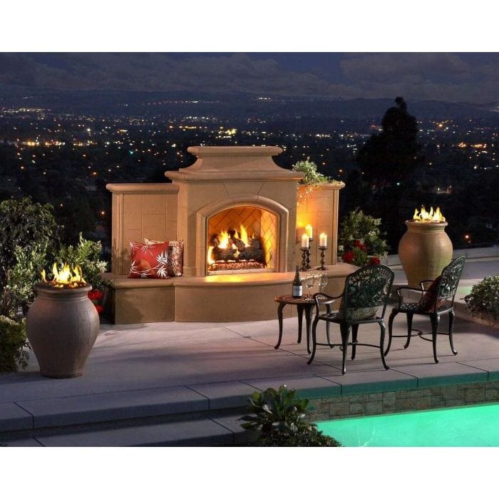 American Fyre Designs American Fyre Designs Grand Mariposa Fireplace Outdoor Fireplace